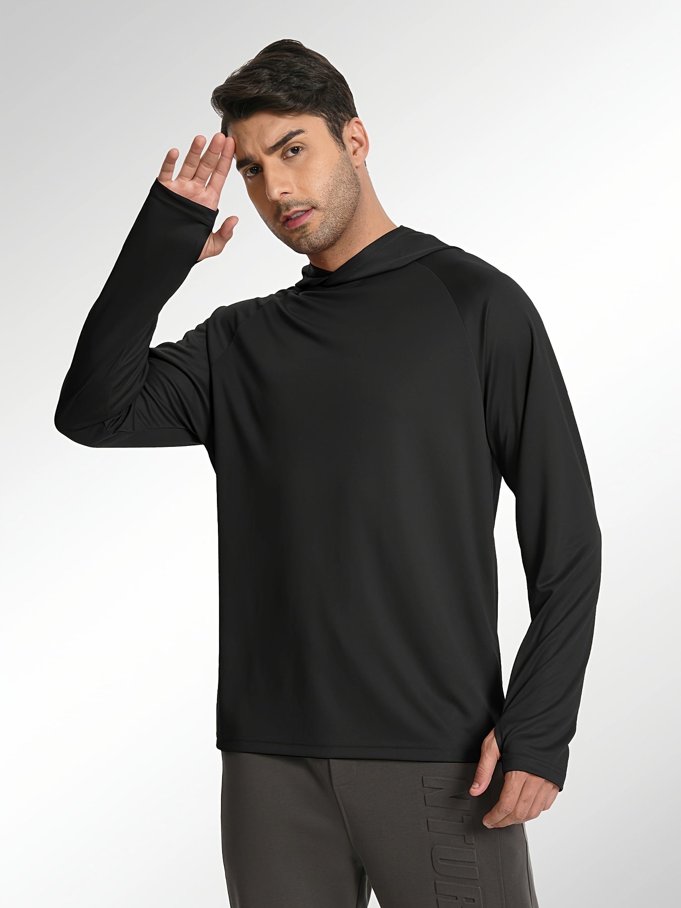 Men's Fishing Hoodies, Long Sleeve Fishing Shirts Lightweight Rash