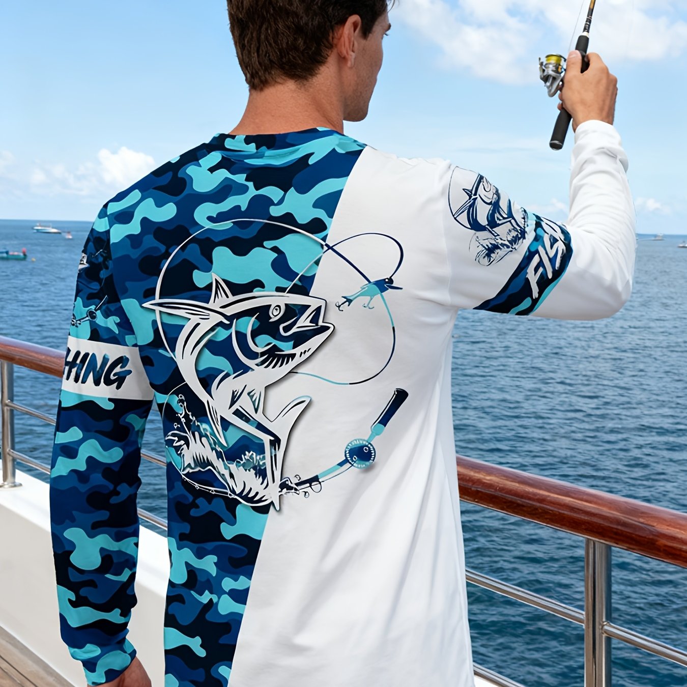 Fishing Shirts Long Sleeve Apparel Fish Sailing Dress Angling
