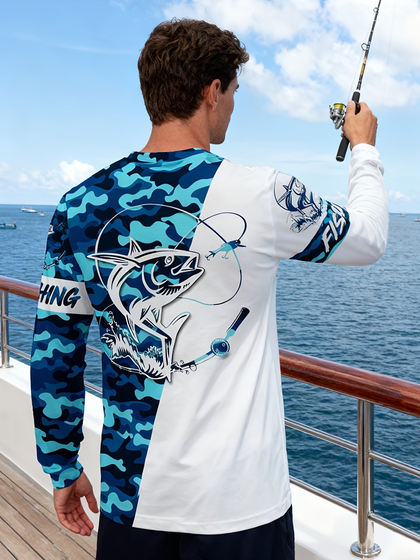 Fishing Shirts Long Sleeve Apparel Fish Sailing Dress Angling